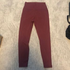 Savannah red CRZ yoga 7/8 leggings